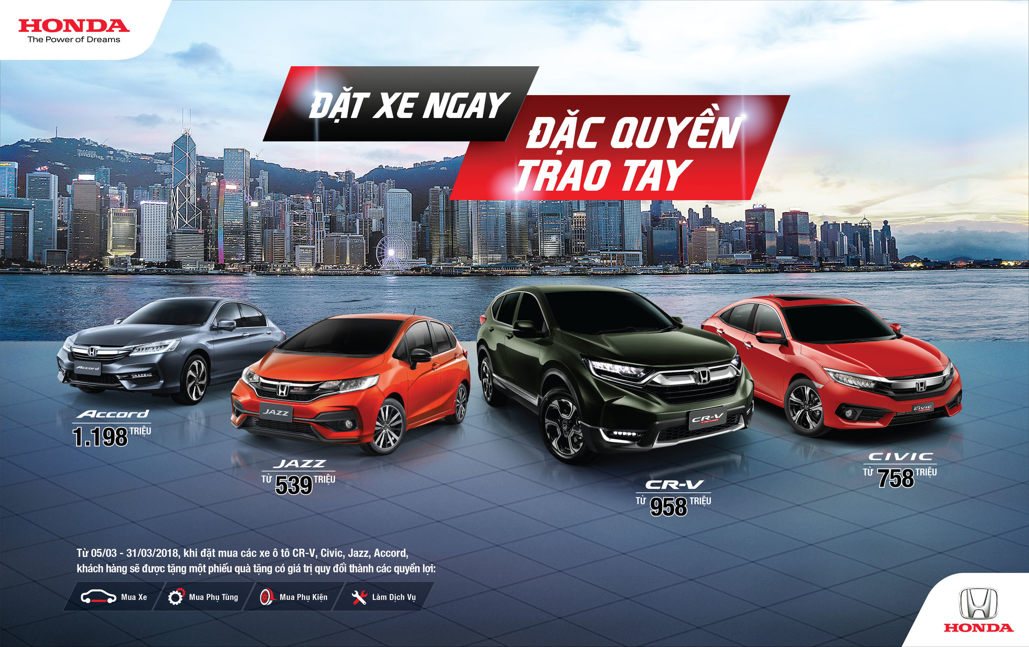 Chương trình khuyến mãi đặc biệt “Đặt xe ngay, Đặc quyền trao tay”