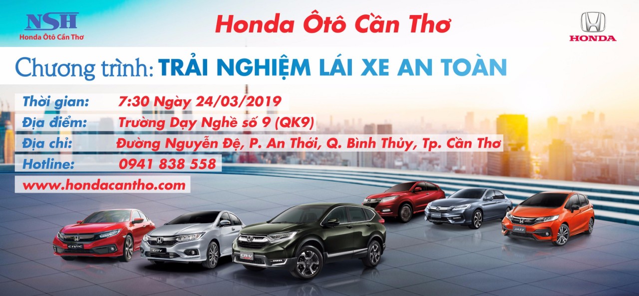 Chương trình Lái Xe An Toàn cùng Honda Ôtô Cần Thơ