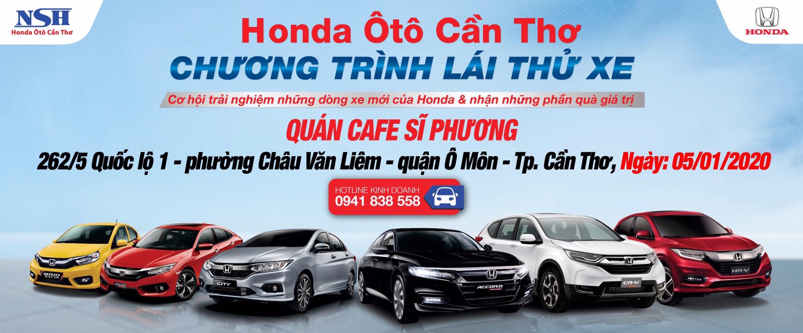 Chương Trình Lái Thử Xe Cùng Honda Ôtô Cần Thơ