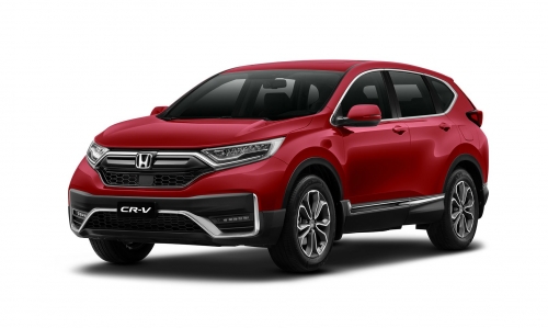 Honda CR-V màu đỏ mới tỏa khí chất