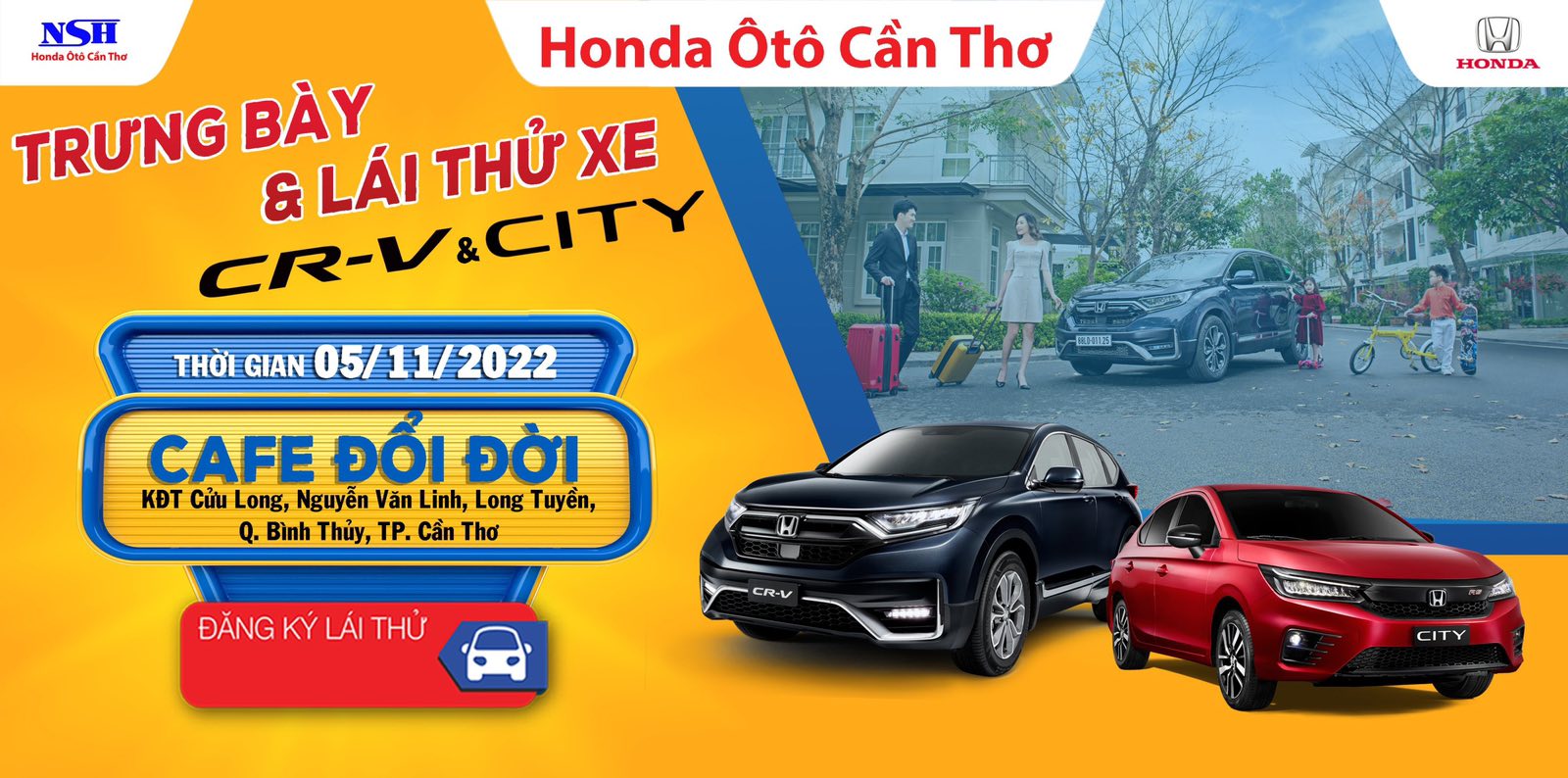HONDA CẦN THƠ TRƯNG BÀY HONDA CITY TẠI QUẬN BÌNH THỦY, TP. CẦN THƠ