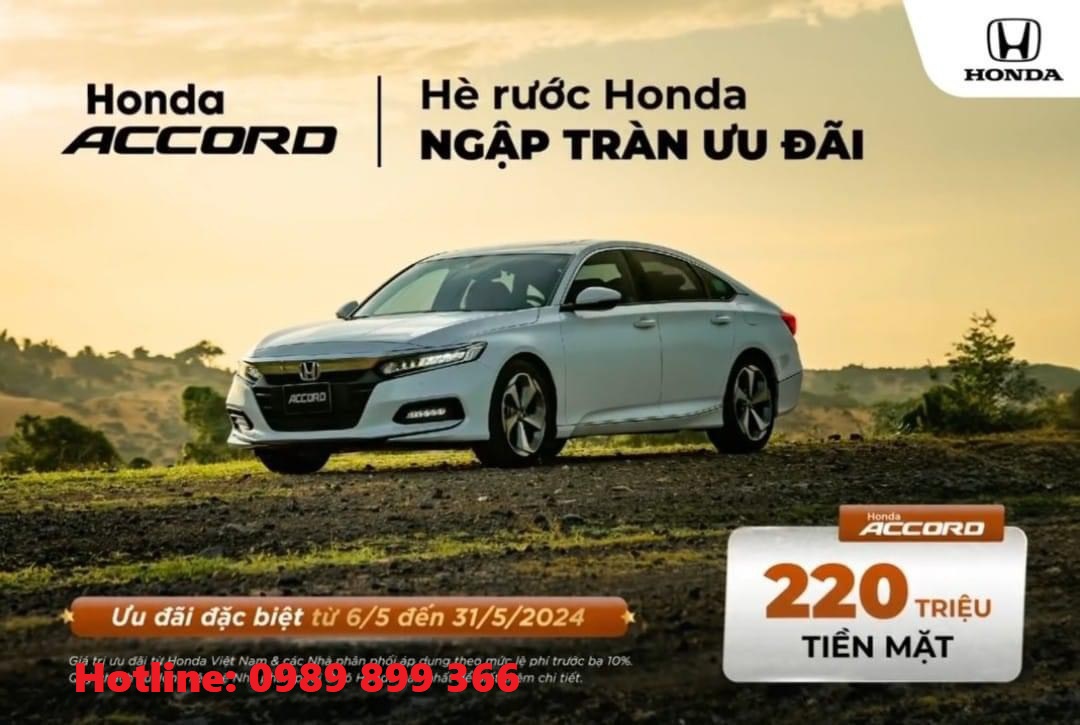 HONDA ACCORD GIẢM GIÁ MẠNH 220 TRIỆU ĐỒNG